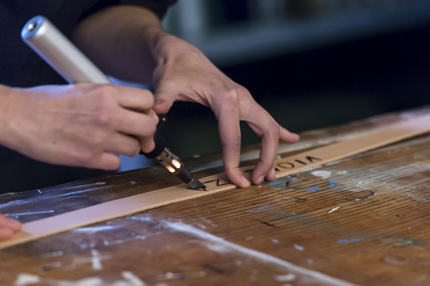 Frust|r|azione, Performance Installazione con: 22 cinture di cuoio, 2018 Istituto Centrale per la Grafica di Roma
